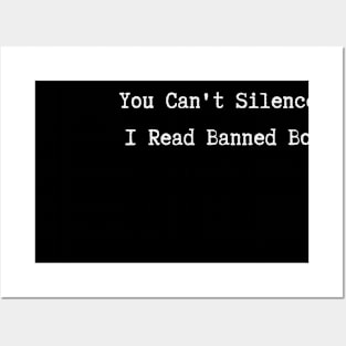 I read banned books T Shirt  readers reading gift Posters and Art